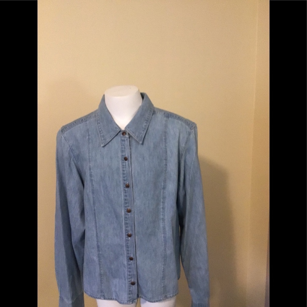 Denim Fitted Shirt